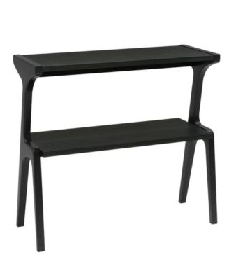 2 Tier Sofa Side Table with Storage Shelf for Living Room