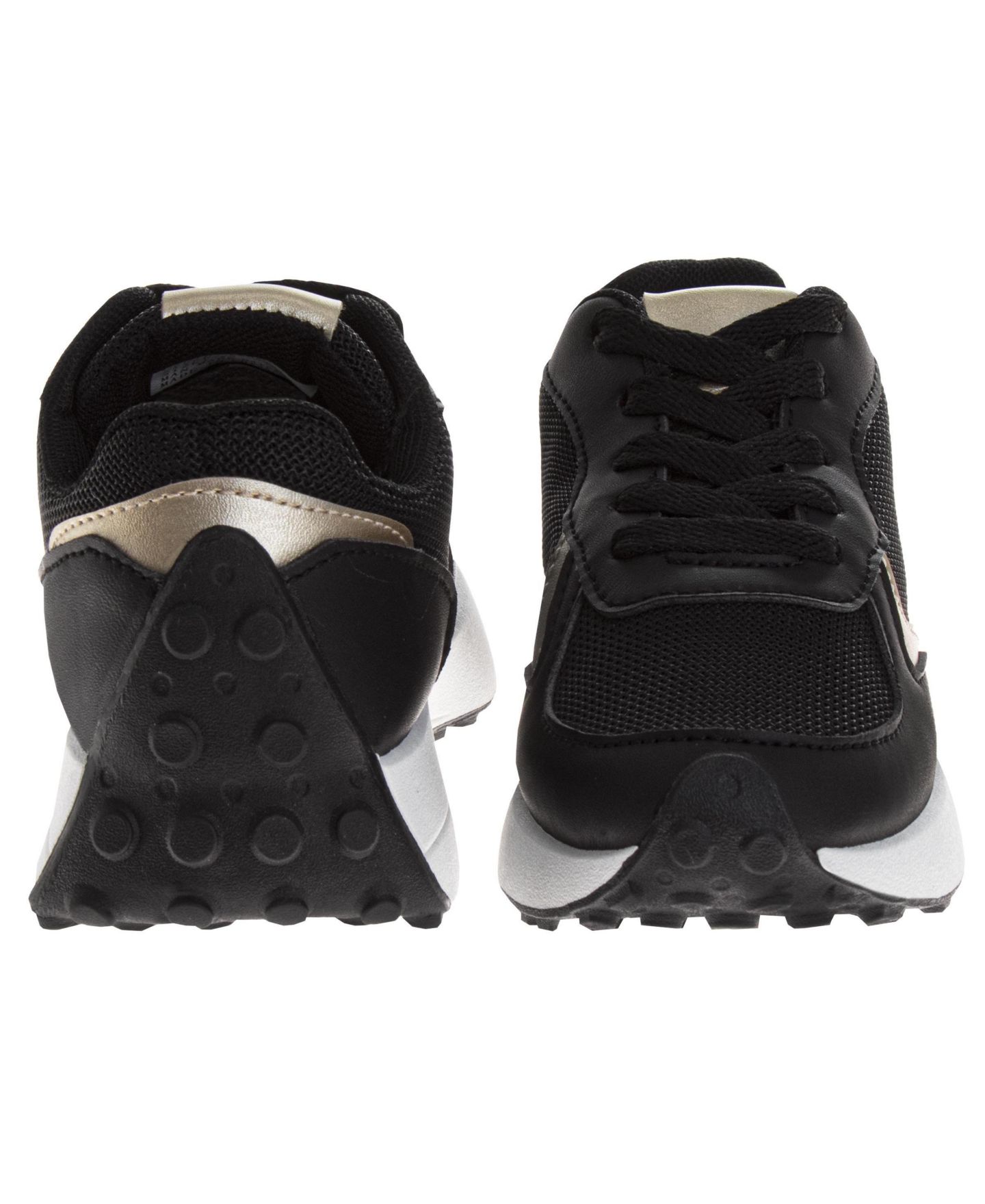 Кроссовки Kensie Girl Lace-Up Casual Running Shoes with Cushioned Sole Fashion Sneakers (Litte Kid/Big Kid) для девочек, цвет: Чёрный — фото 4