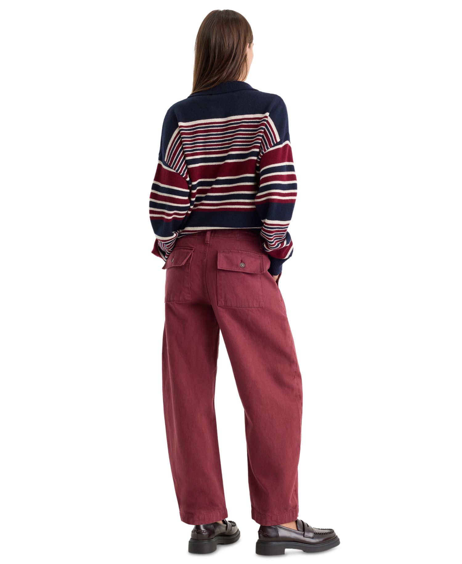 Women's Vintage Mid-Rise Barrel Ankle Jeans