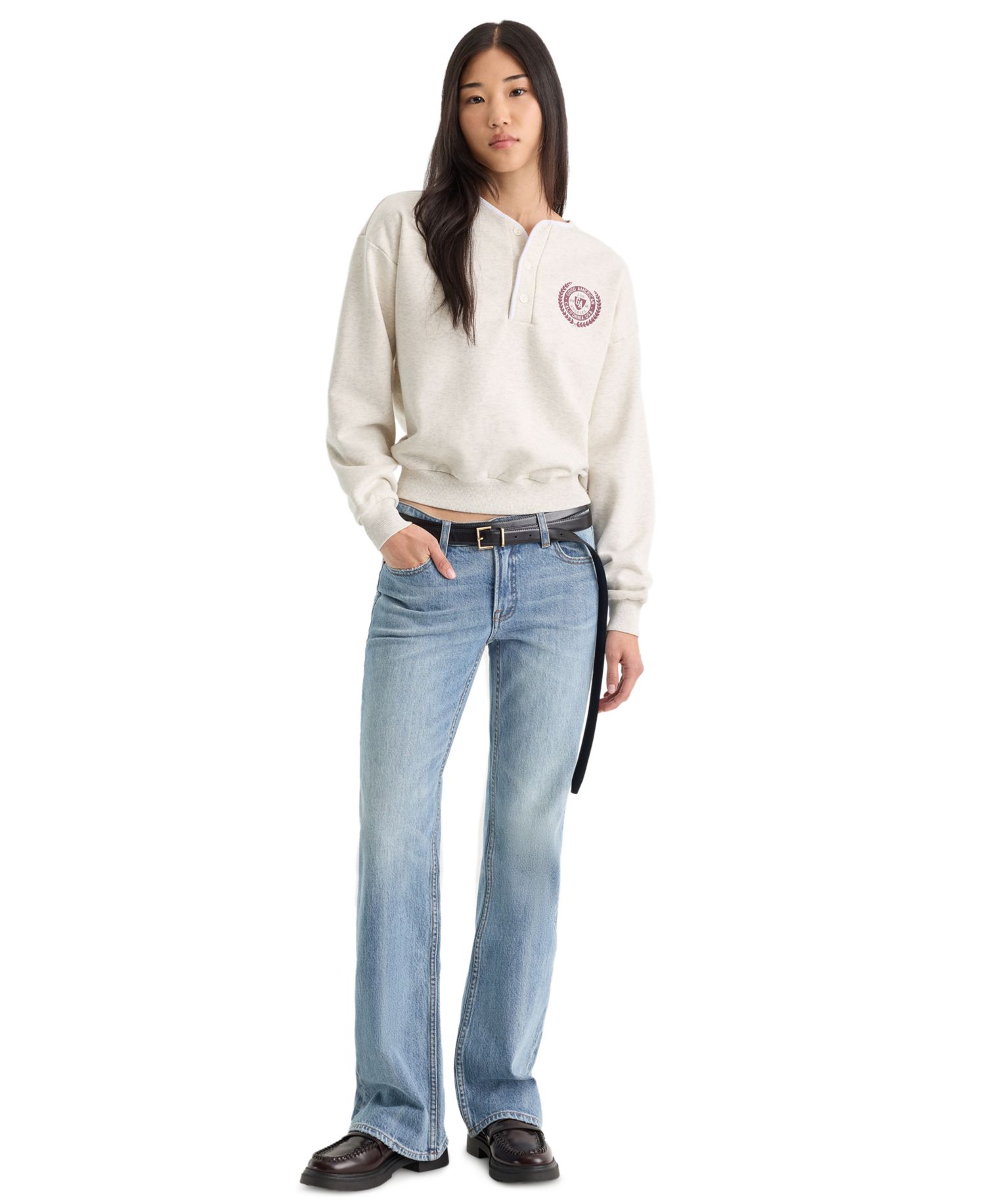 Women's Vintage Slouchy Low Loose Jeans