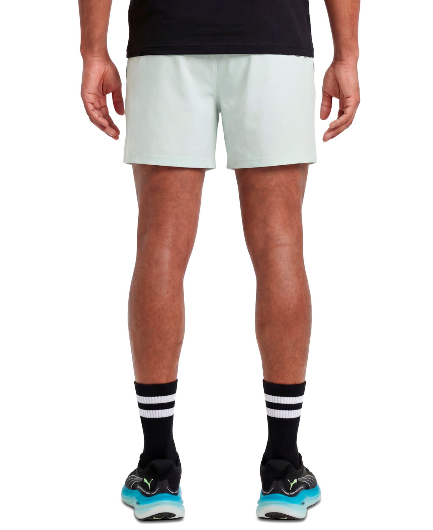 Мужские шорты Puma Power Mode Woven Regular-Fit Shorts, 5" Inseam, цвет: Кремовый мятный — фото 3