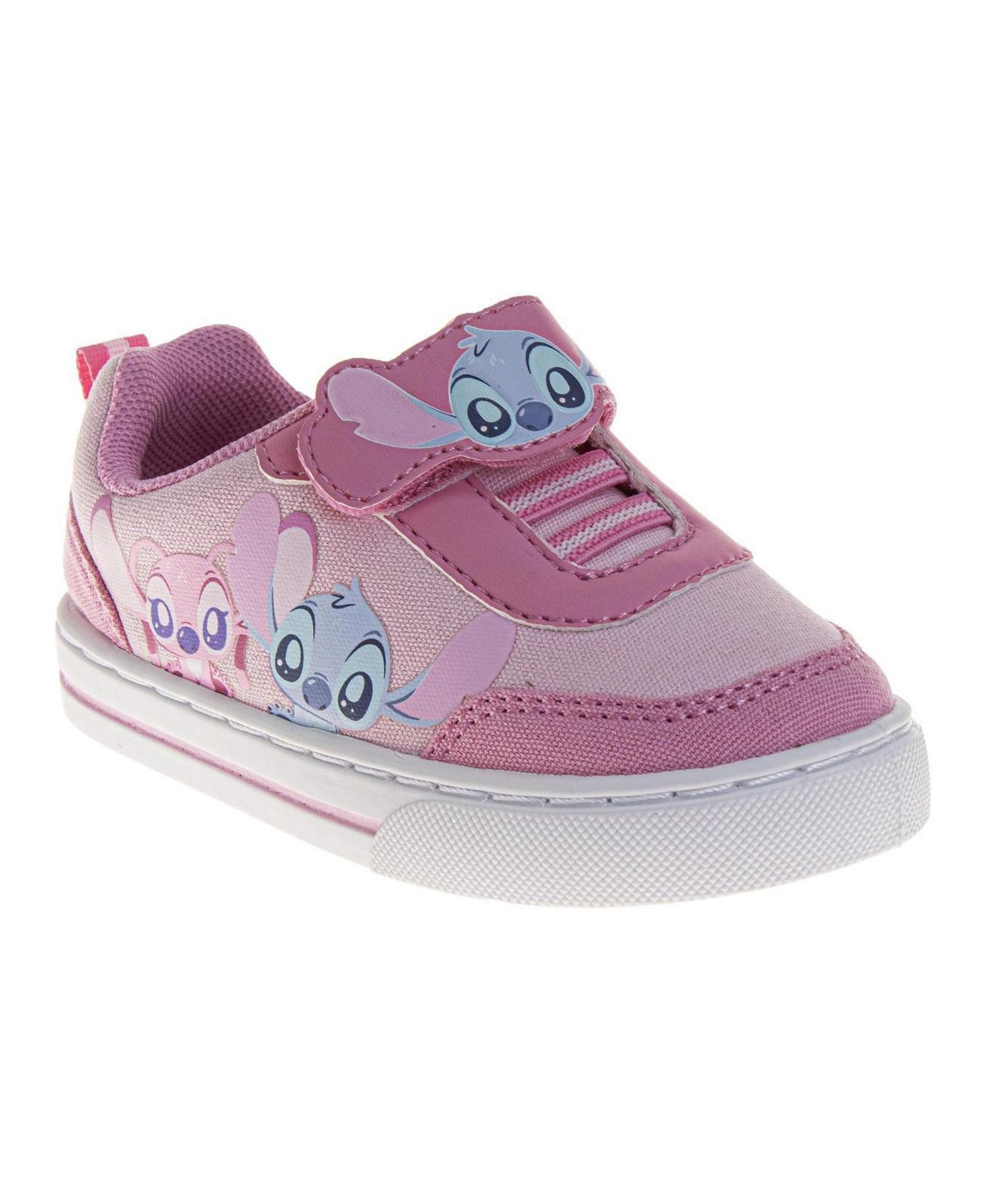 Little Girls (3-10) Stitch Hook & Loop Sneakers