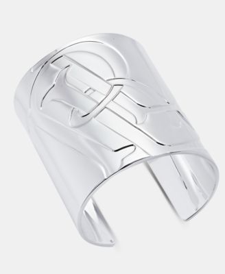 Logo Statement Cuff Bracelet