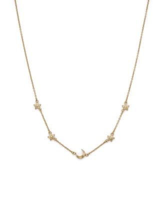 Women's Celestial Chain Gold-Tone Stainless Steel Necklace