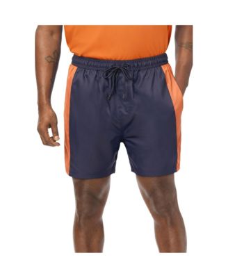 Men's Big and Tall 5" Contrast Swim Shorts with Super Stretch Liner
