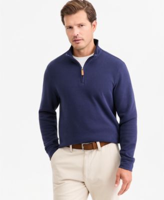 Men's French Rib Quarter-Zip Sweatshirt