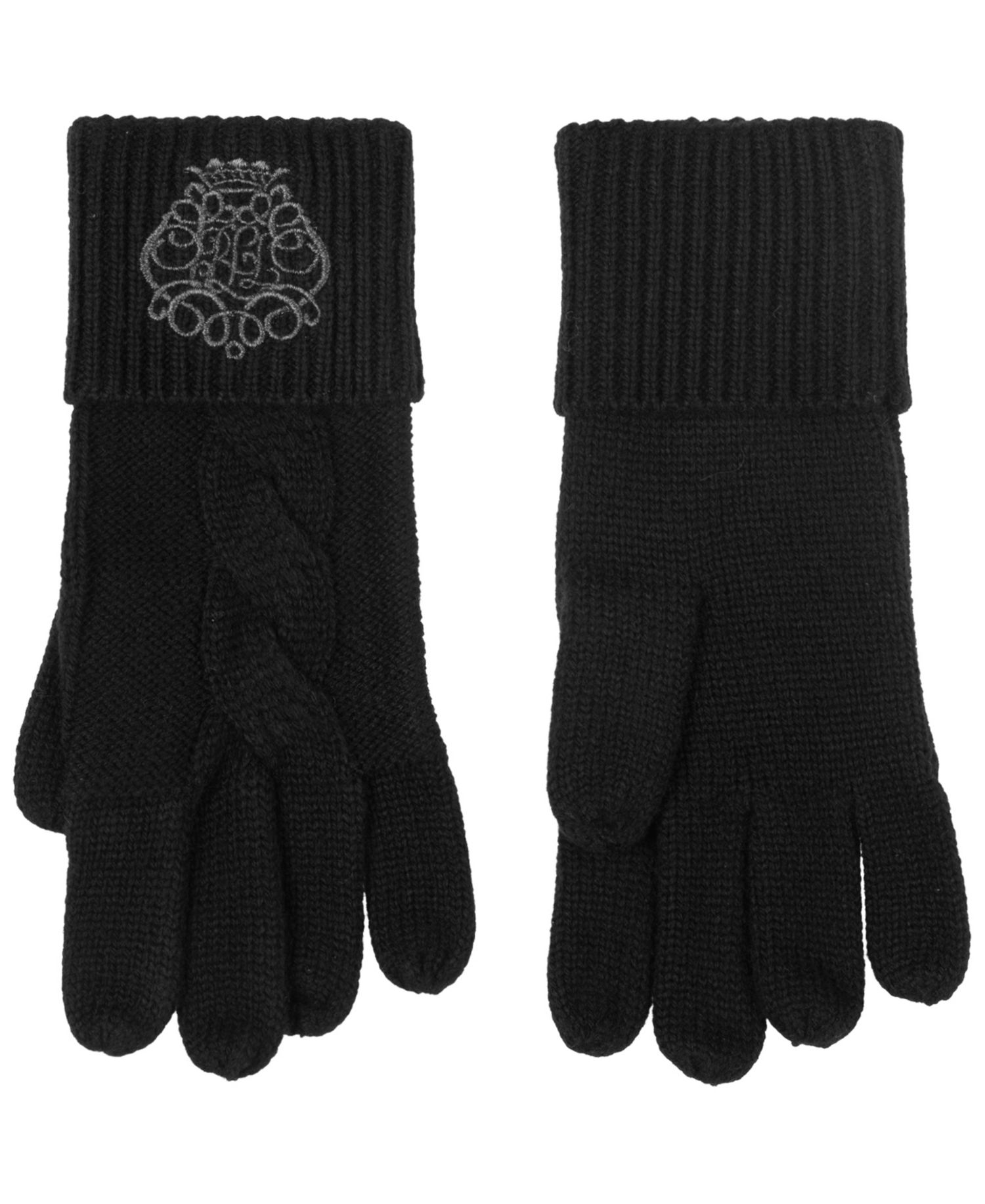 Embroidery Knit Gloves