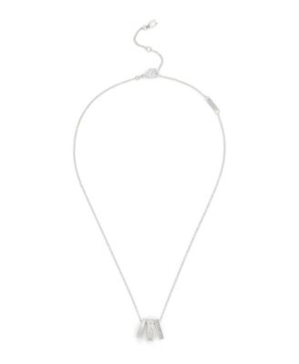 Faux-Stone Signature C Stone Rondelle Necklace