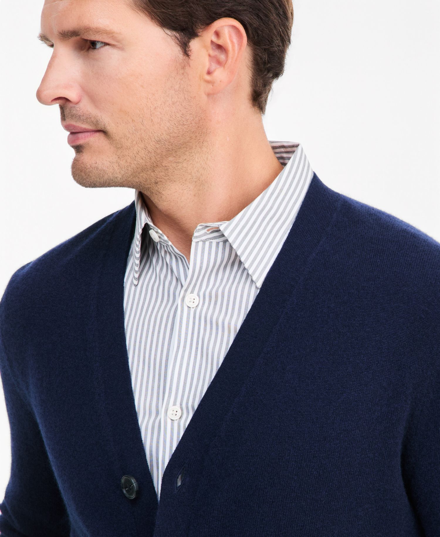 Men's Cashmere V-Neck Cardigan