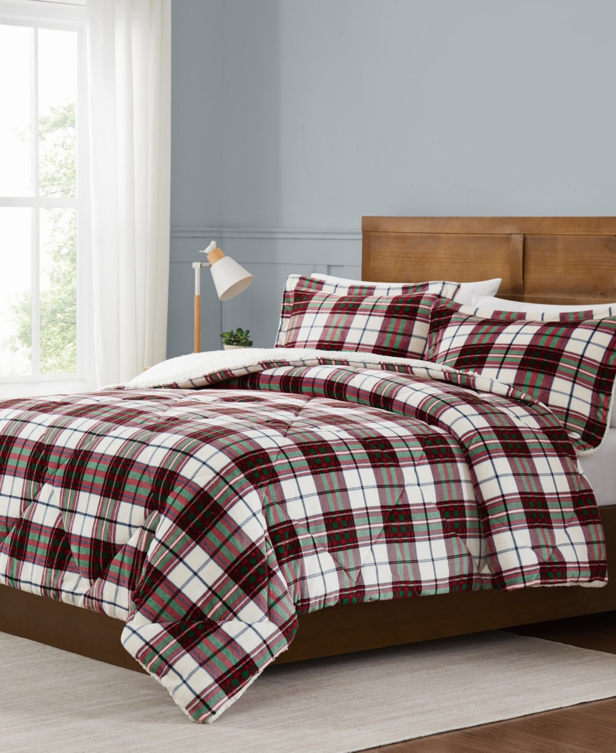 Truly Soft Cuddle Warmth Marlon Plaid 3-Piece Comforter Set