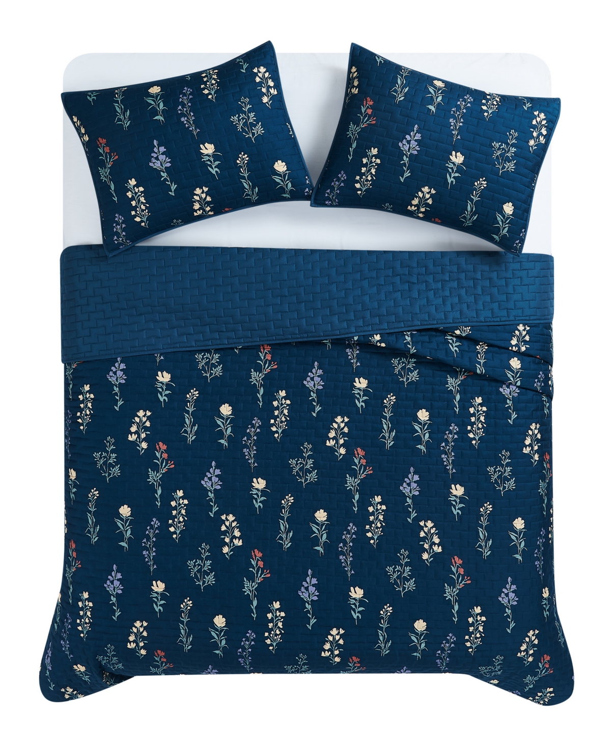 Cannon Avery Floral 3-Piece Quilt Set