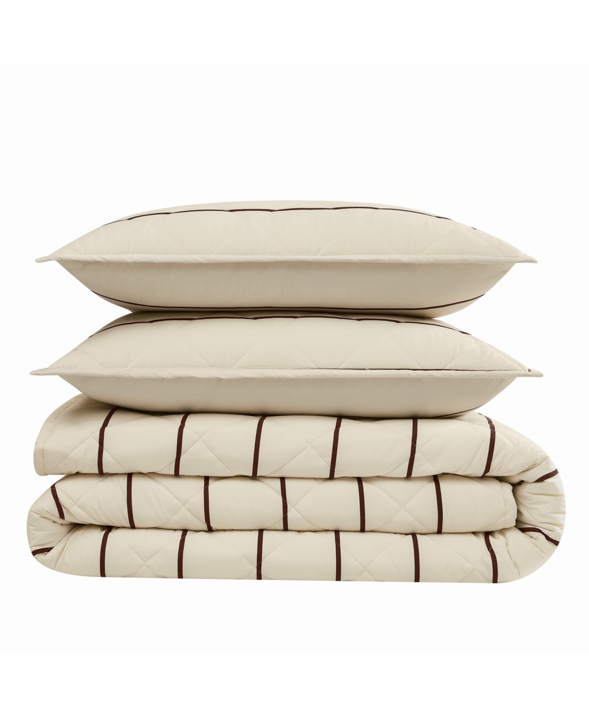 Brooklyn Loom Hayward Stripe 3-Piece Quilt Set
