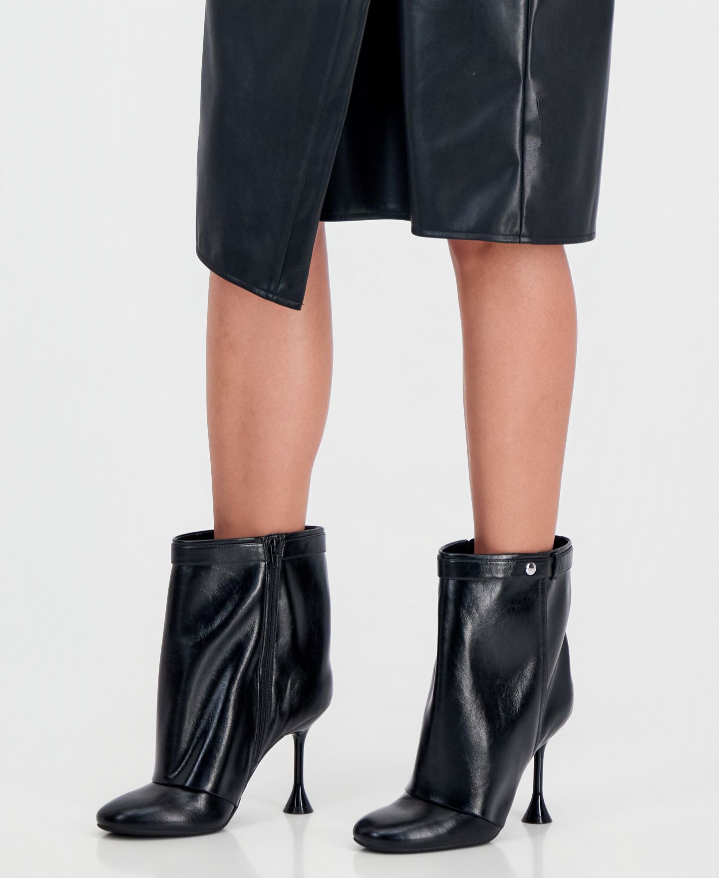 Женские ботинки I.N.C. International Concepts Briseis Spool Heel Booties, цвет: Чёрный — фото 6