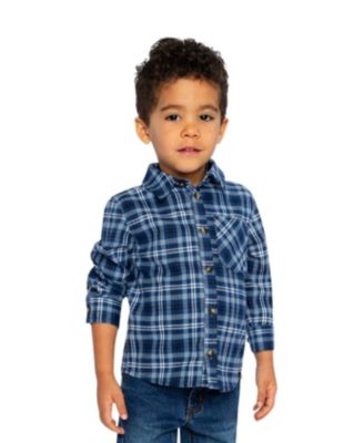 Baby Boys Plaid Shirt (12-18) months