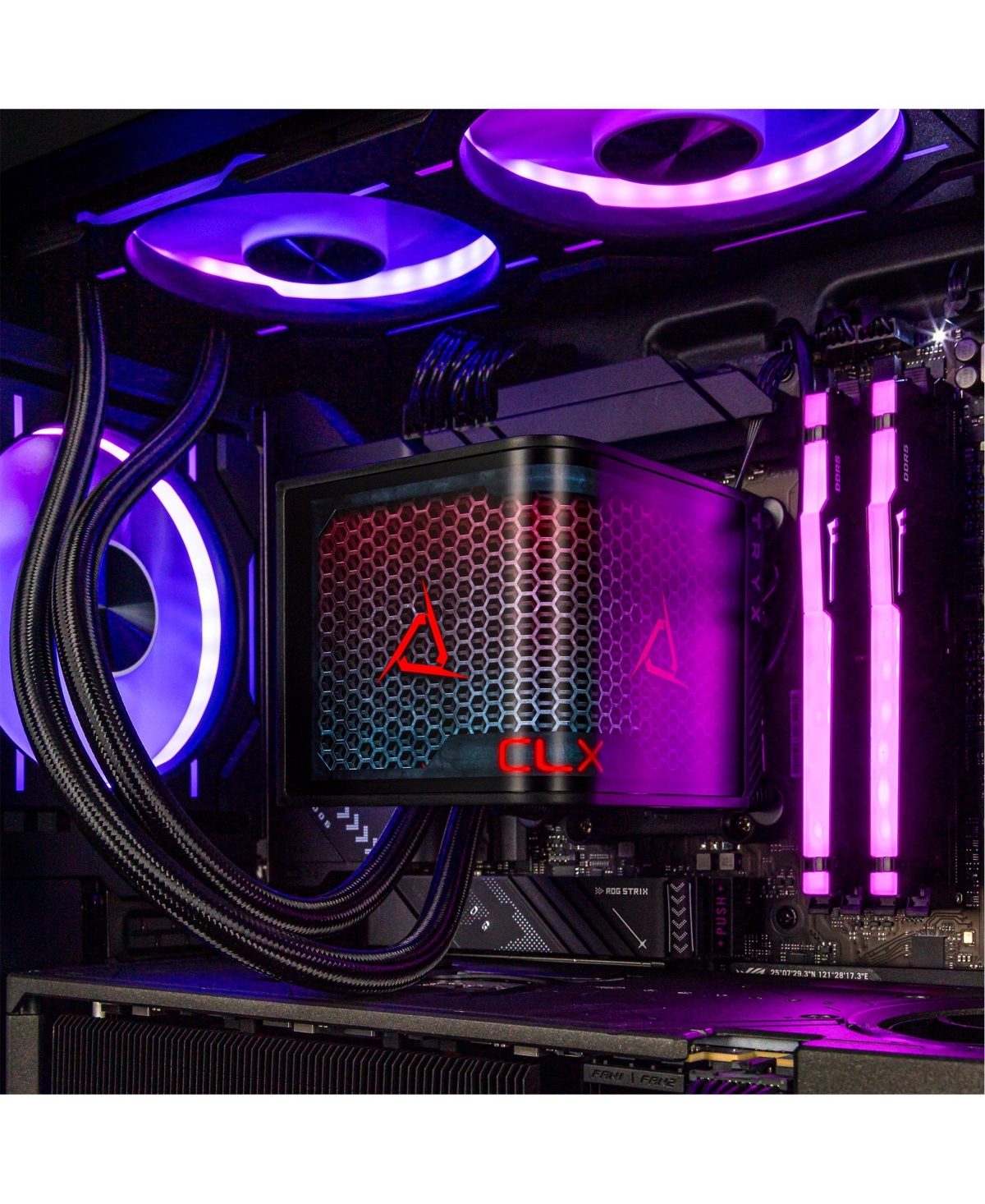 Clx Ra Gaming Pc Liquid Cooled Amd Ryzen 9 9950X3D 4.3GHz 16-Core, 96GB DDR5, GeForce Rtx 5090 32GB Graphics, 4TB Ssd, WiFi, Windows 11 Pro