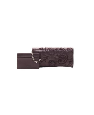Women's Large Embossed Wallet