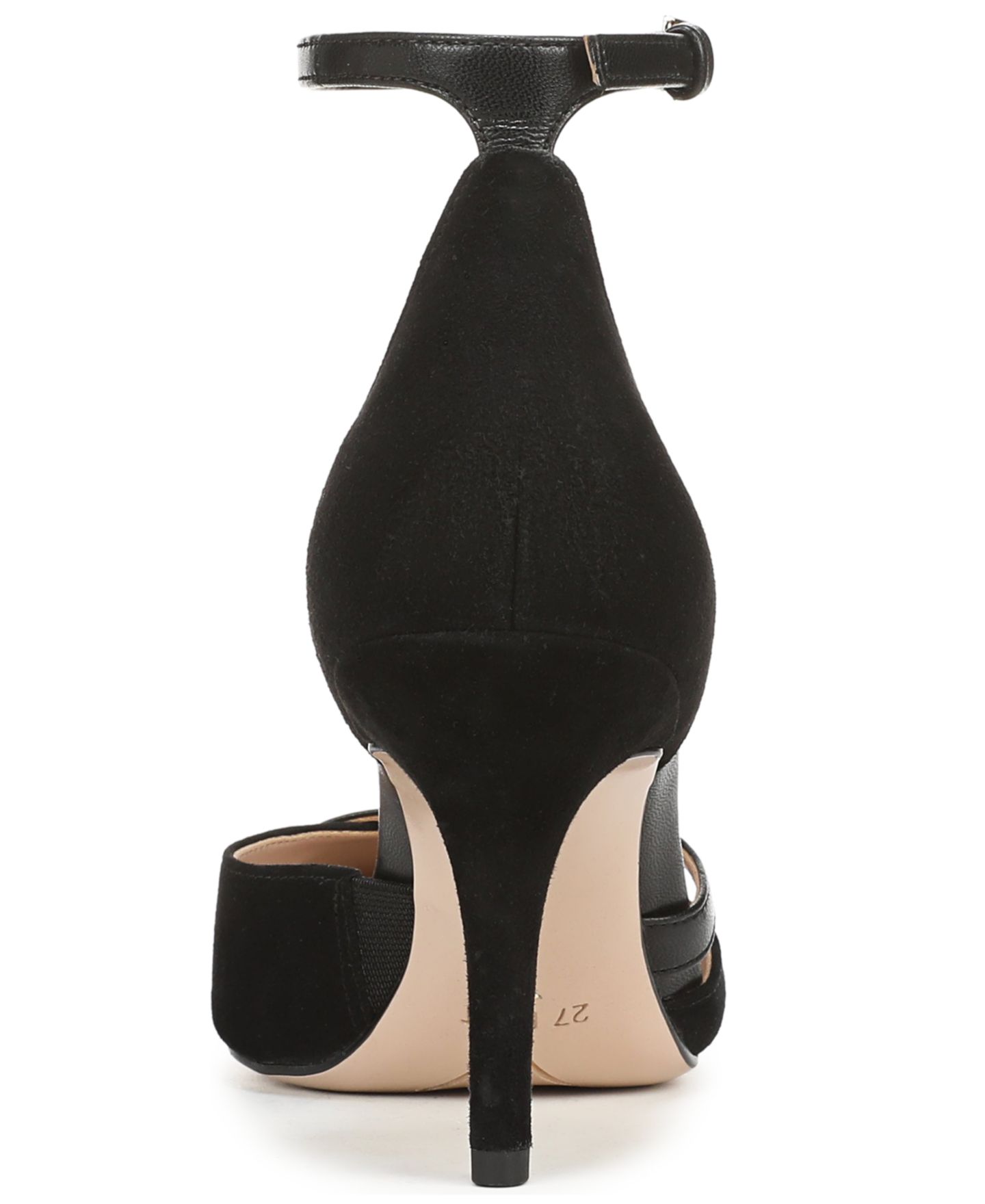 Женские сандалии 27 EDIT Naturalizer Bliss Ankle Strap, цвет: Чёрный замшевый / Искусственная кожа — фото 3