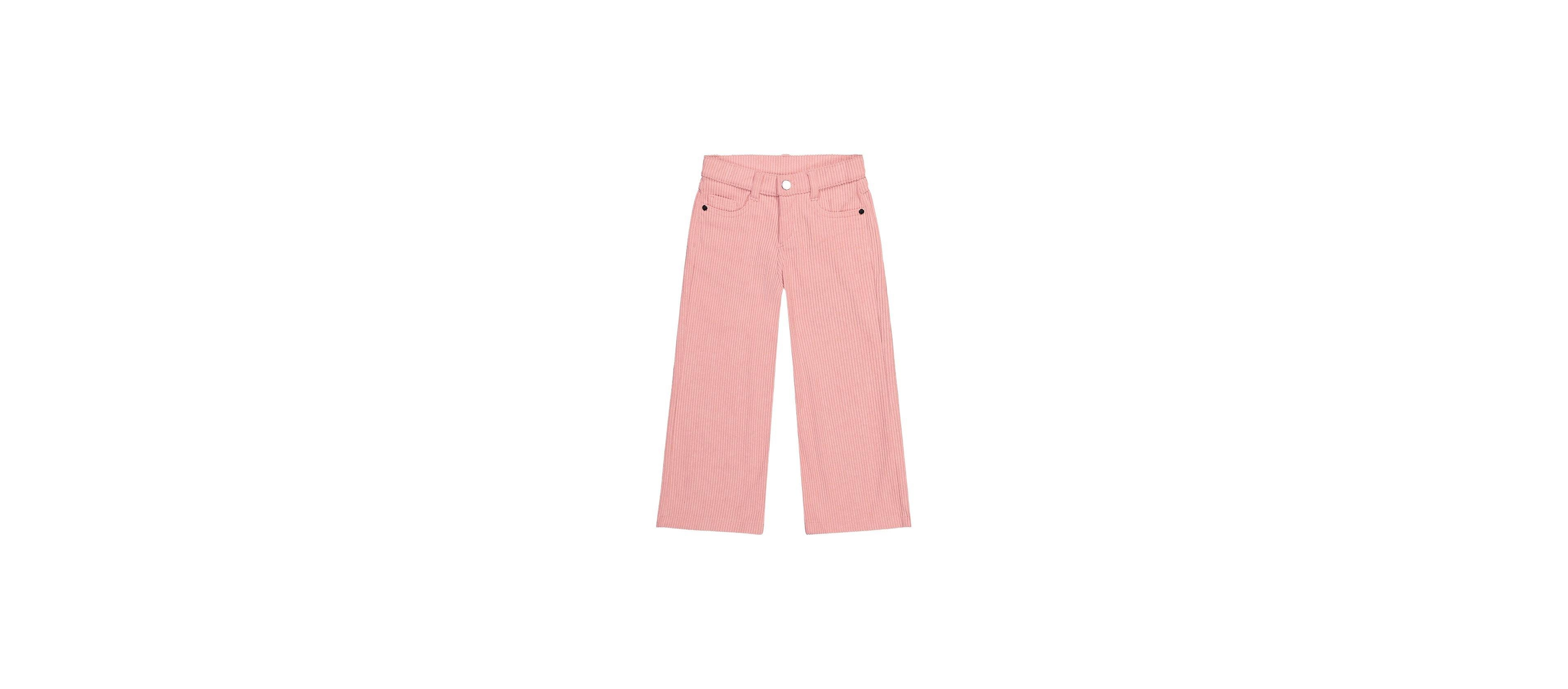 Deux par Little and Big Girl (6Y - 14Y) Stretch Corduroy Wide Leg Pants