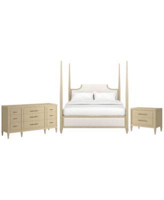 Eave 3-Piece Upholstered King Bedroom Set (Bed, Dresser & Nightstand)