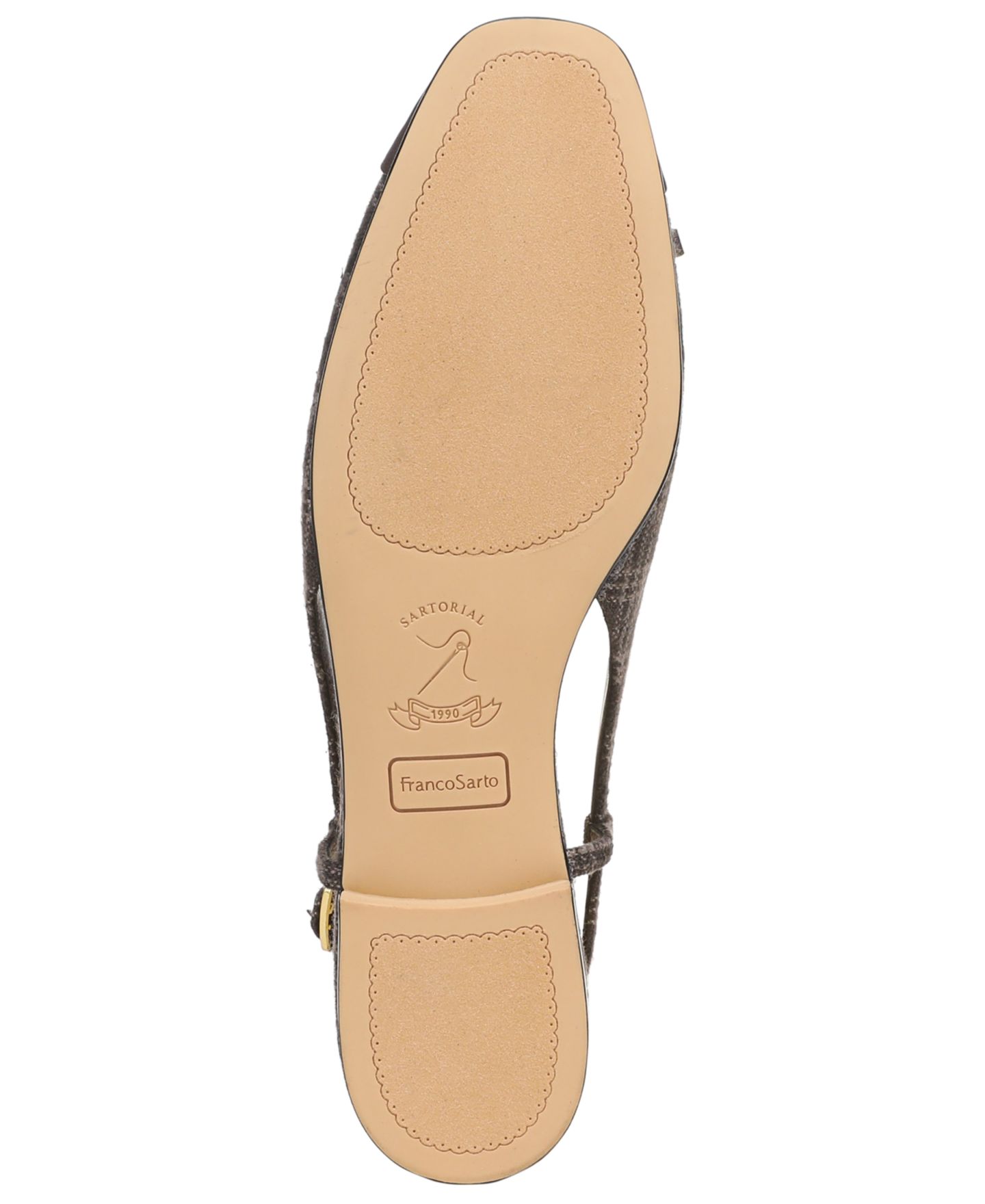 Женские балетки Franco Sarto Ethel Square Toe Ballet Flats, цвет: Коричневый — фото 5