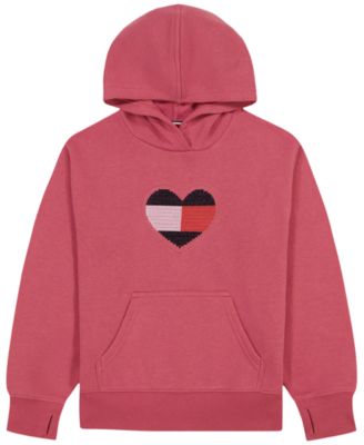 Girls' 7-16 Fleece Popover Long-Sleeve Hoodie
