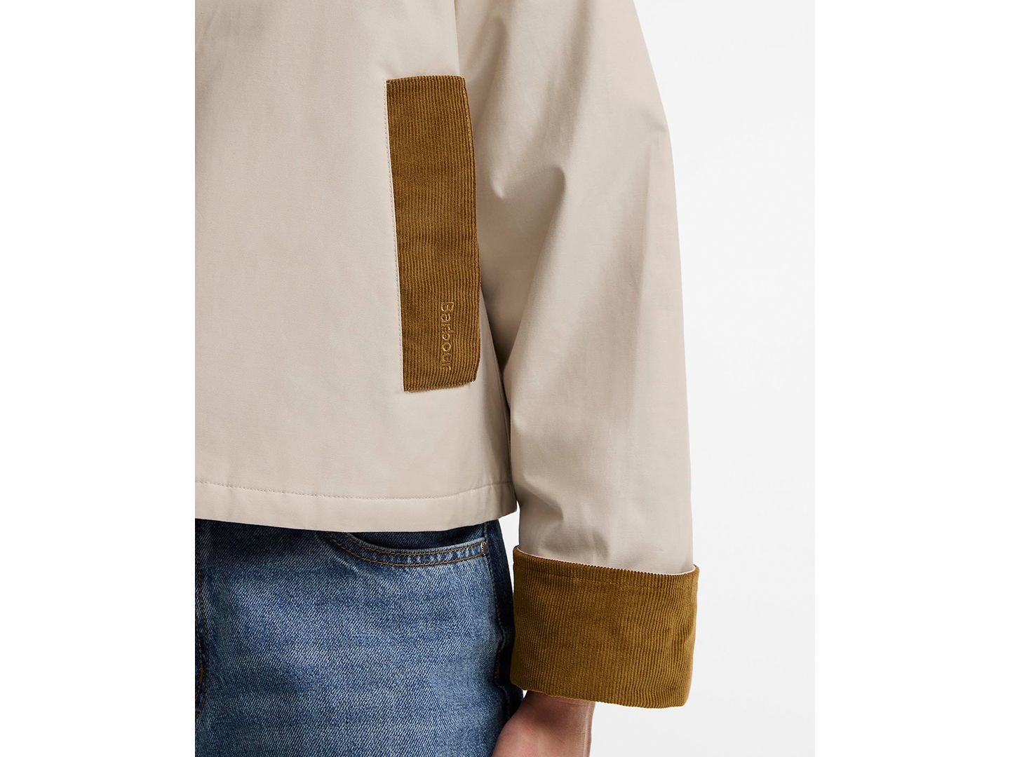 Женская куртка Barbour Wendy Casual Jacket, Created for Macy's, цвет: Туманный / Берёзовый — фото 3