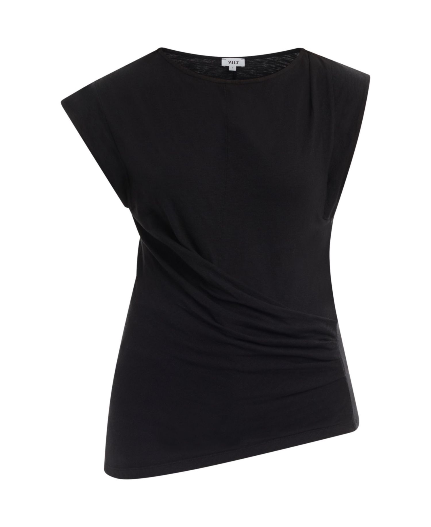 Women's Boat Neck Rolled Cuff Tee