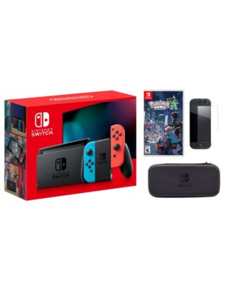 Switch Neon Bundle With Accessories and Pokemon Z-A Game