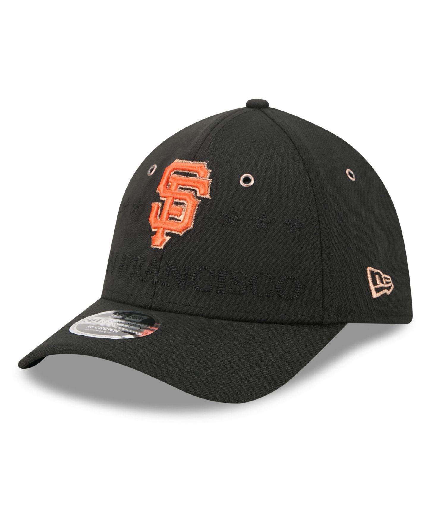 Мужская кепка New Era Black San Francisco Giants 2026 MLB All-Star Game 39THIRTY Flex Hat — фото 3