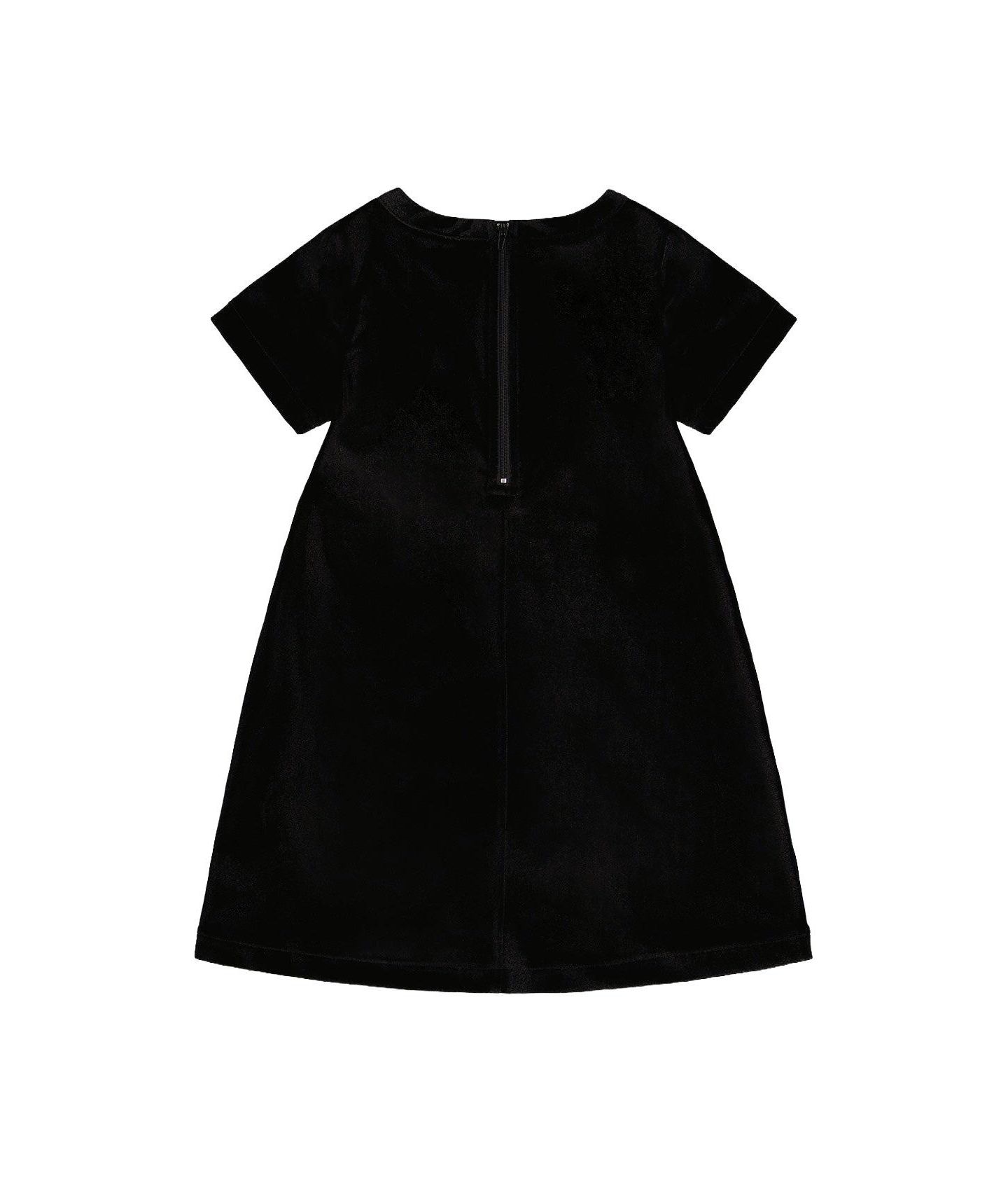 Платье Deux par Deux Short Sleeve A-Line Dress для девочек, цвет: Чёрный / Золотой — фото 5