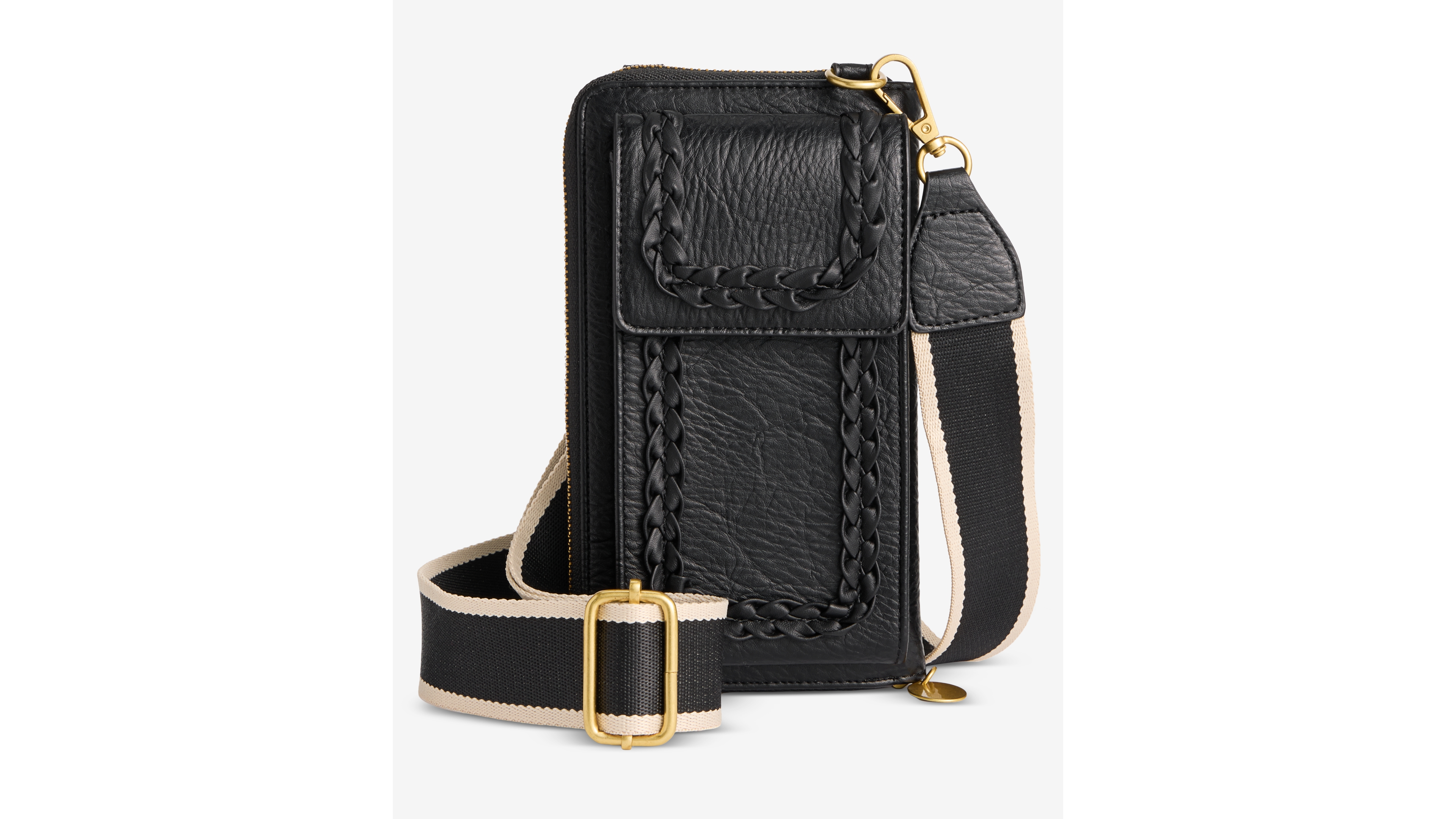 Style & Co Braided-Edge Phone Crossbody Bag, Macy's Exclusive