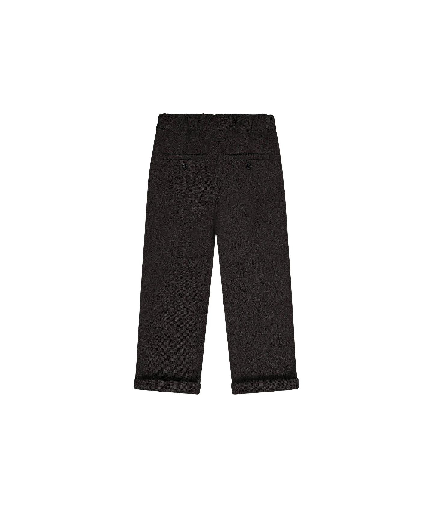 Брюки Deux par Deux Stretch Twill Pants для мальчиков, цвет: Чёрный — фото 7