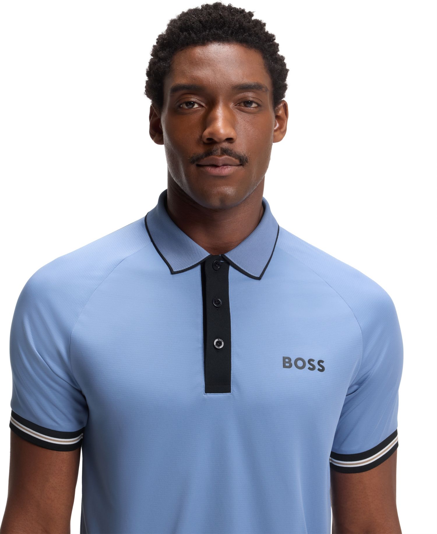 Men's Moisture Management Slim-Fit Polo Shirt