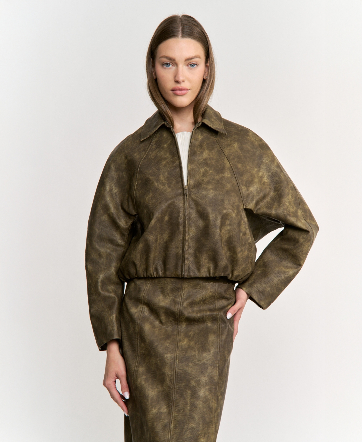 En Saison Women's Margot Zipper Front Jacket