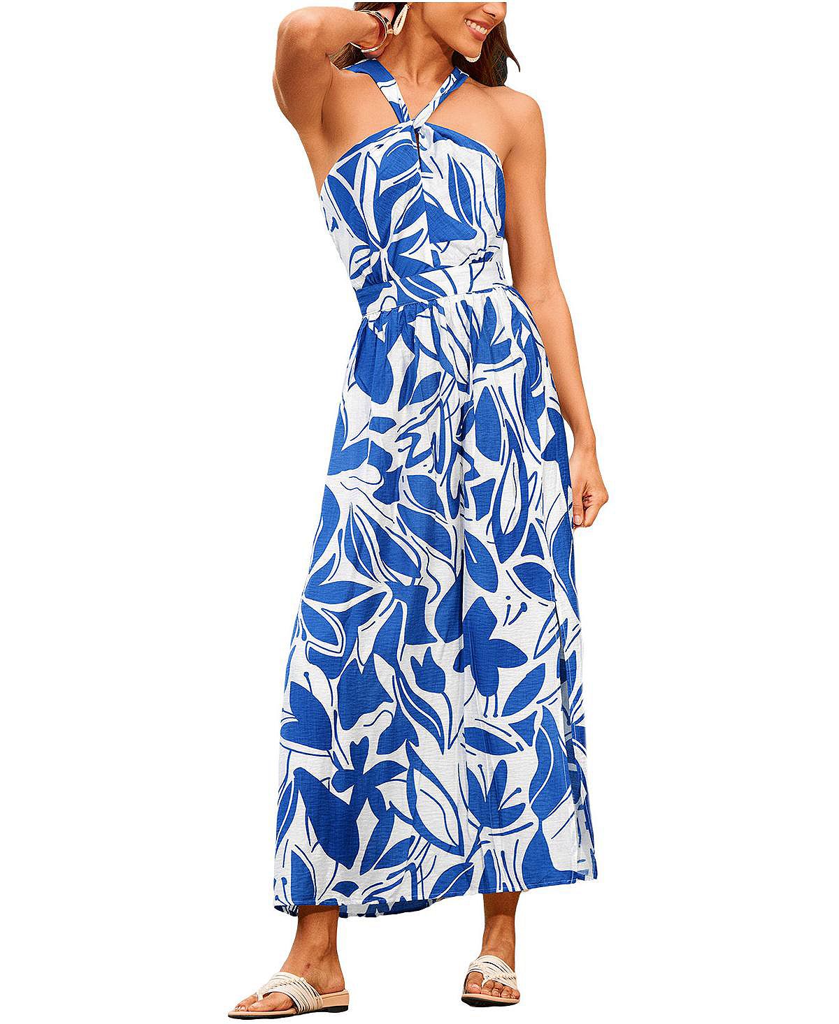 Cupshe Women's Beach House Tropical Maxi Beach Dress view 1 — MAYCSS fashion products