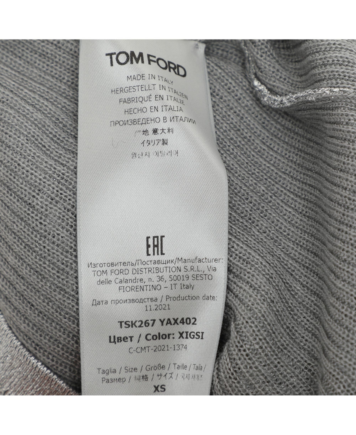 Pre-Owned Tom Ford Women's Rib Knit Top