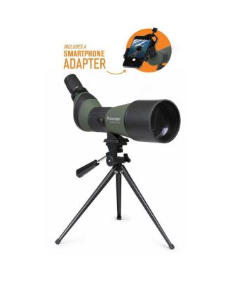LandScout Spotting Scope with Table-Top Tripod and Smartphone Adapter