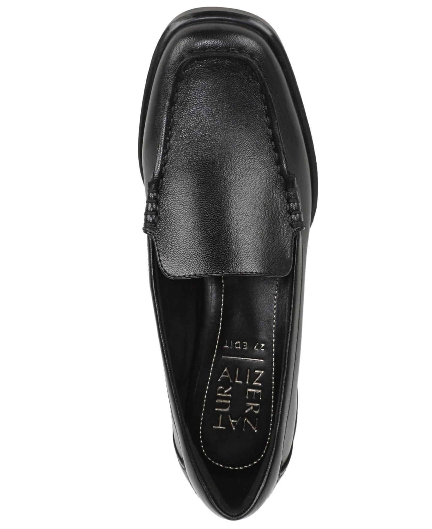Женские туфли 27 EDIT Naturalizer Henley Slip-On, цвет: Чёрный кожаный — фото 4