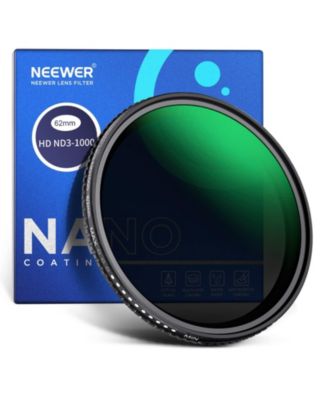 ND3-ND1000 Camera Lens Filter with ND3, ND1000 for Photography and Video