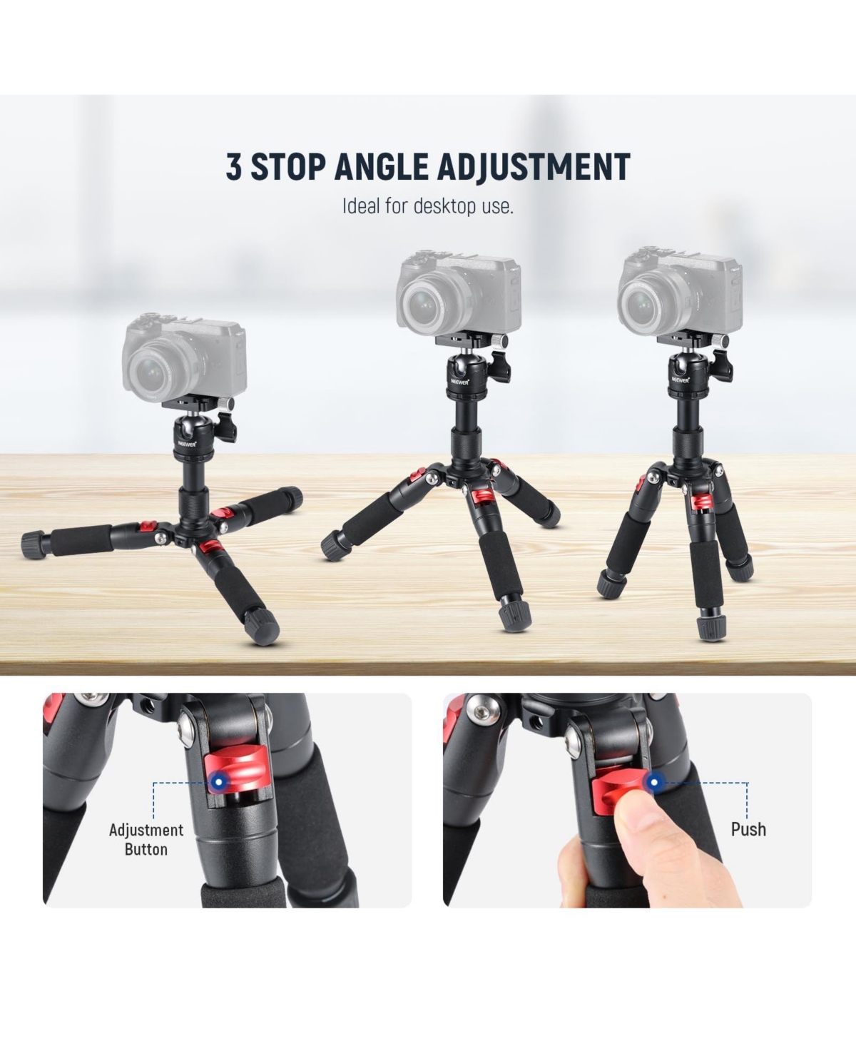 Neewer Camera Tripod with 11 lbs