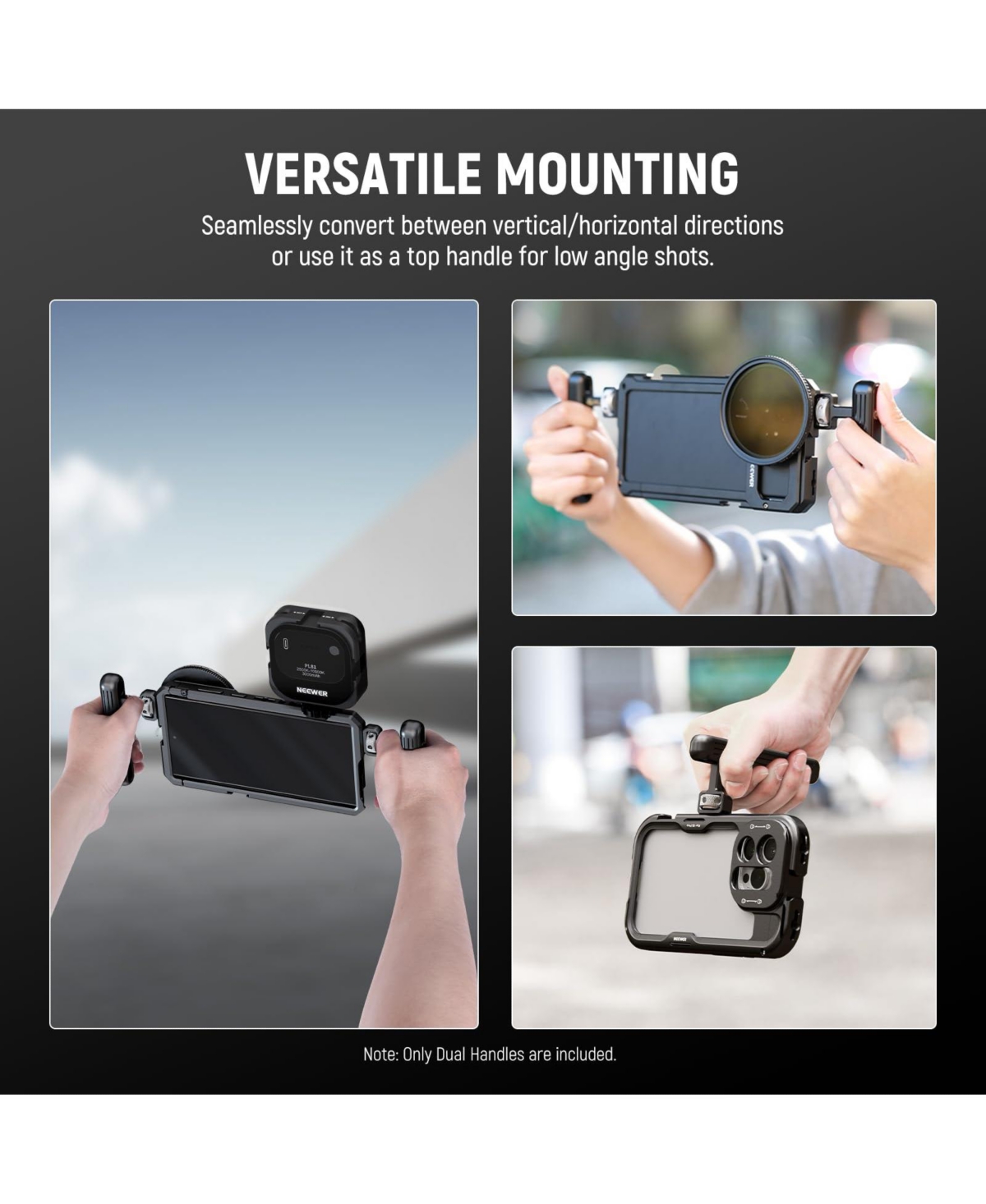Neewer PA027 Camera Mounting Accessory for select iPhone and Android mobile devices