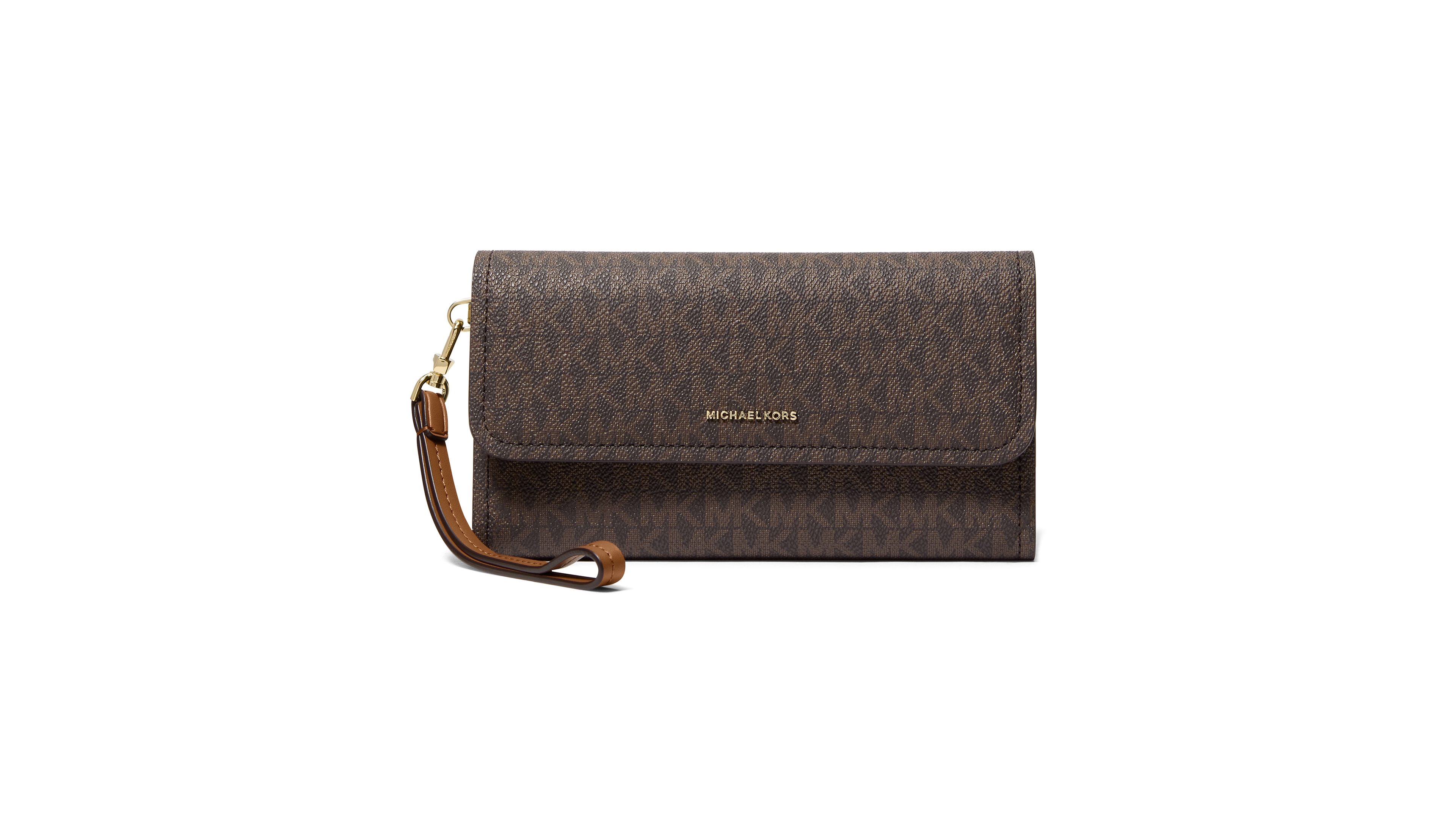 Michael Kors Jet Set Medium Flap Double Zip Wristlet