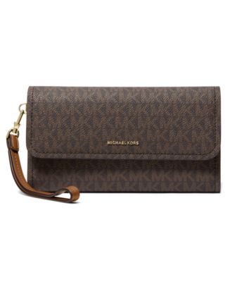 MICHAEL Michael Kors Jet Set Medium Flap Double Zipper Wristlet