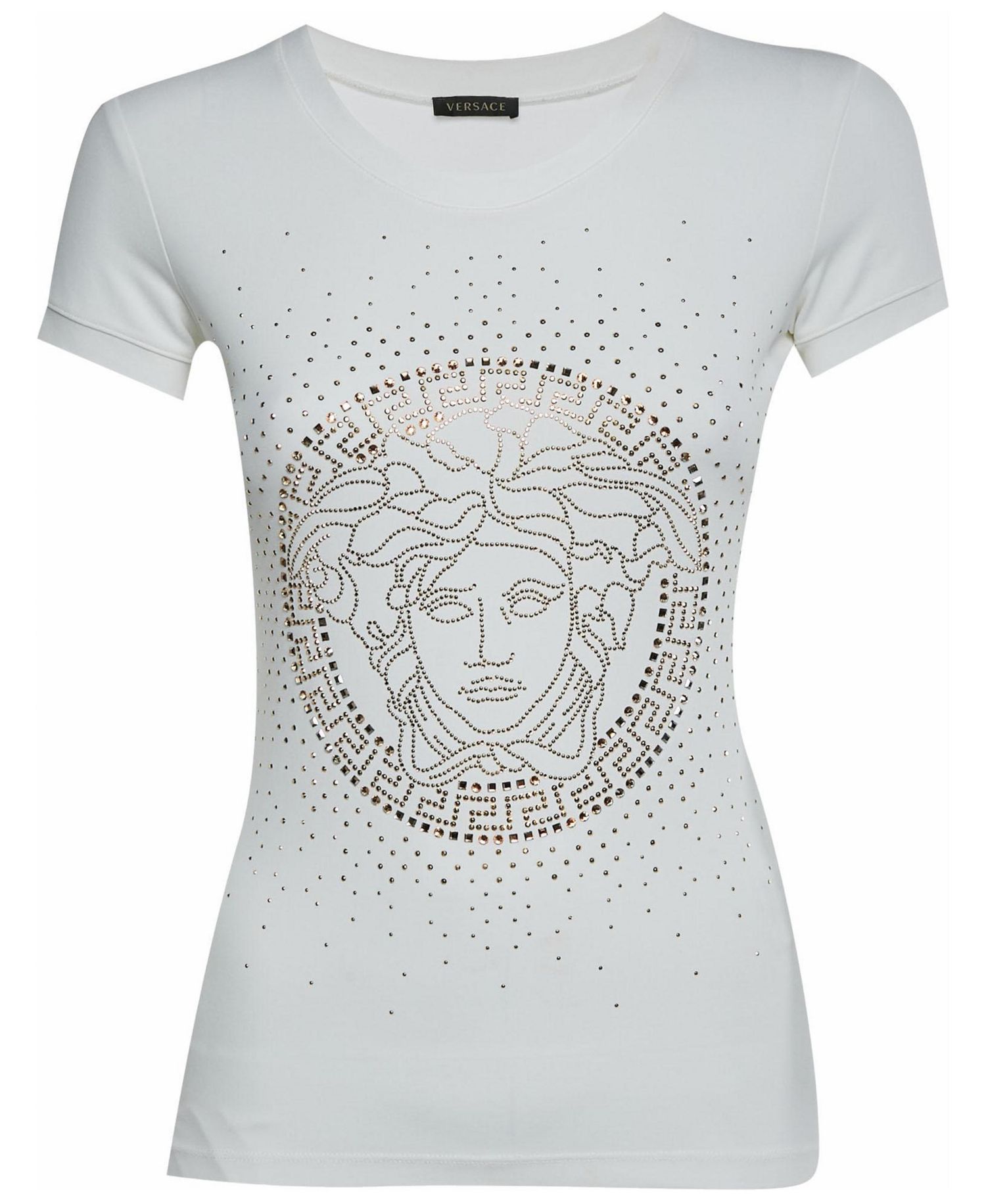 Women's Medusa Studded Jersey T-Shirt