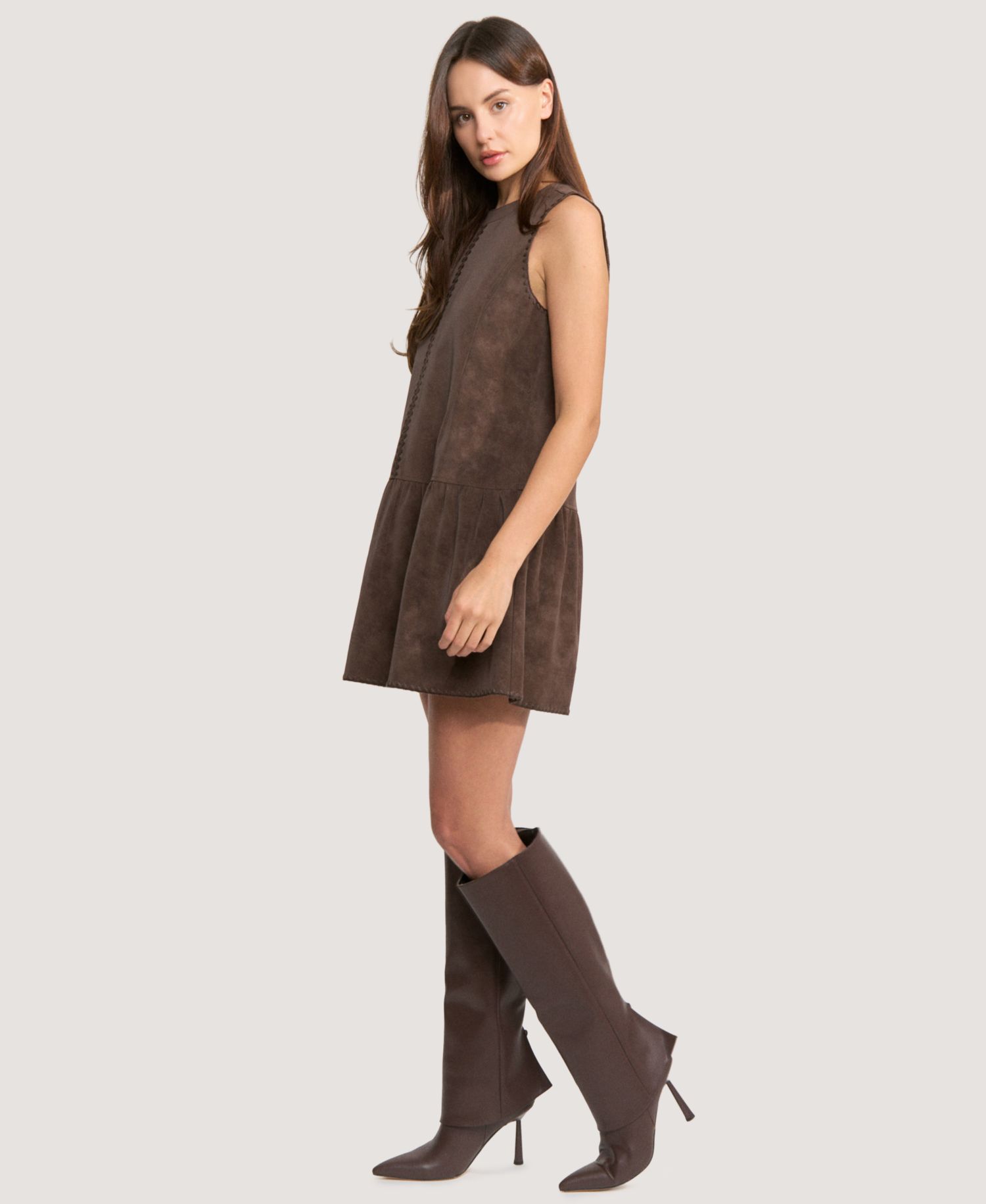 Women's Pauline Sleeveless Round Neck Mini Dress