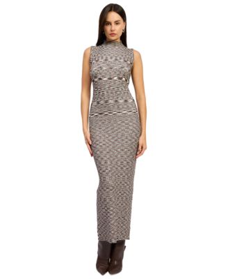 Women's Lila Sleeveless Mock Neck Maxi Dress