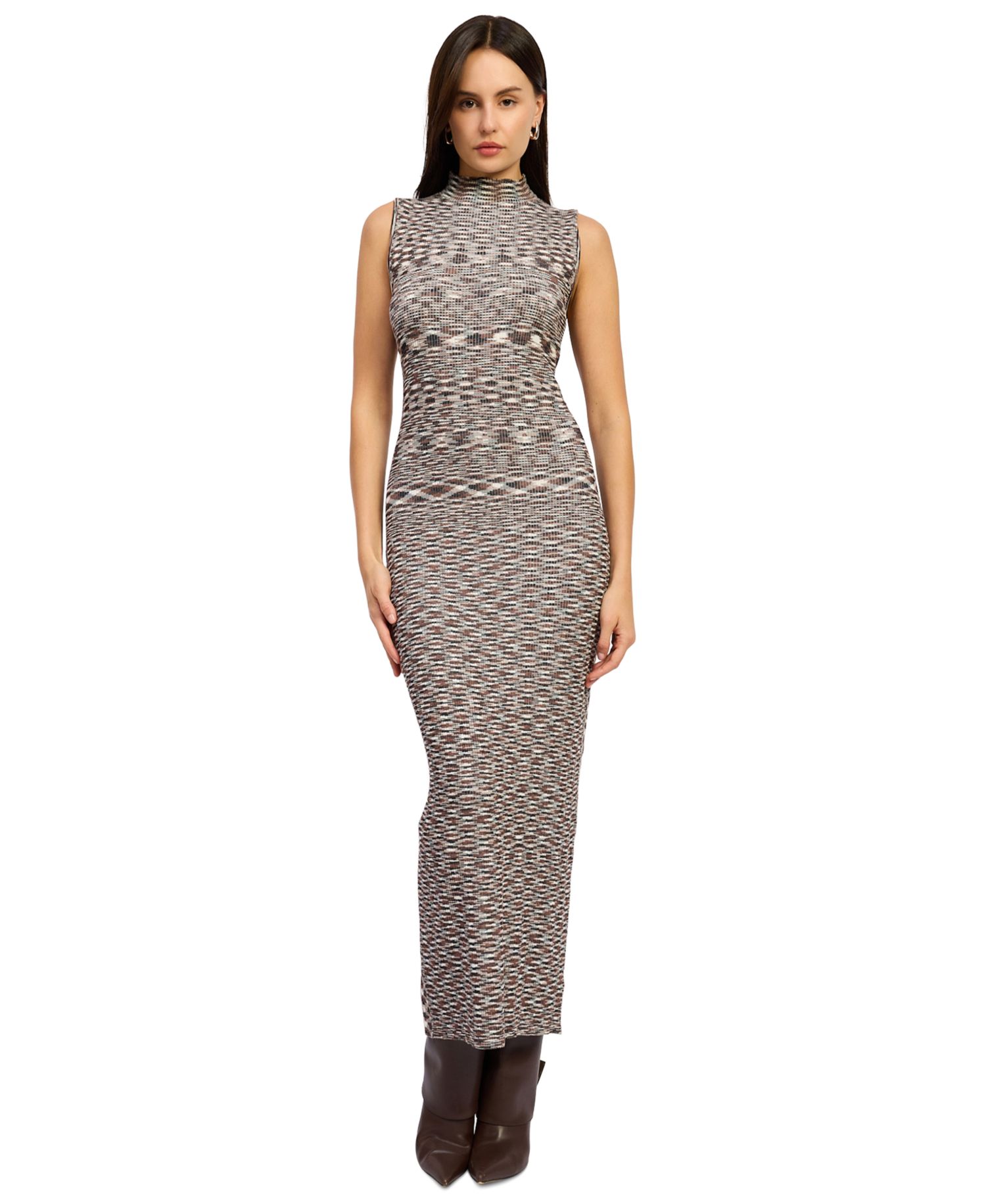 Women's Lila Sleeveless Mock Neck Maxi Dress
