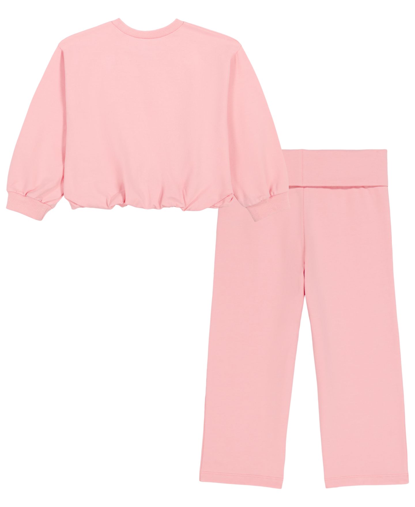 Детский комплект Calvin Klein: свитшот и брюки, 2T-6X, цвет: Розовый — фото 6