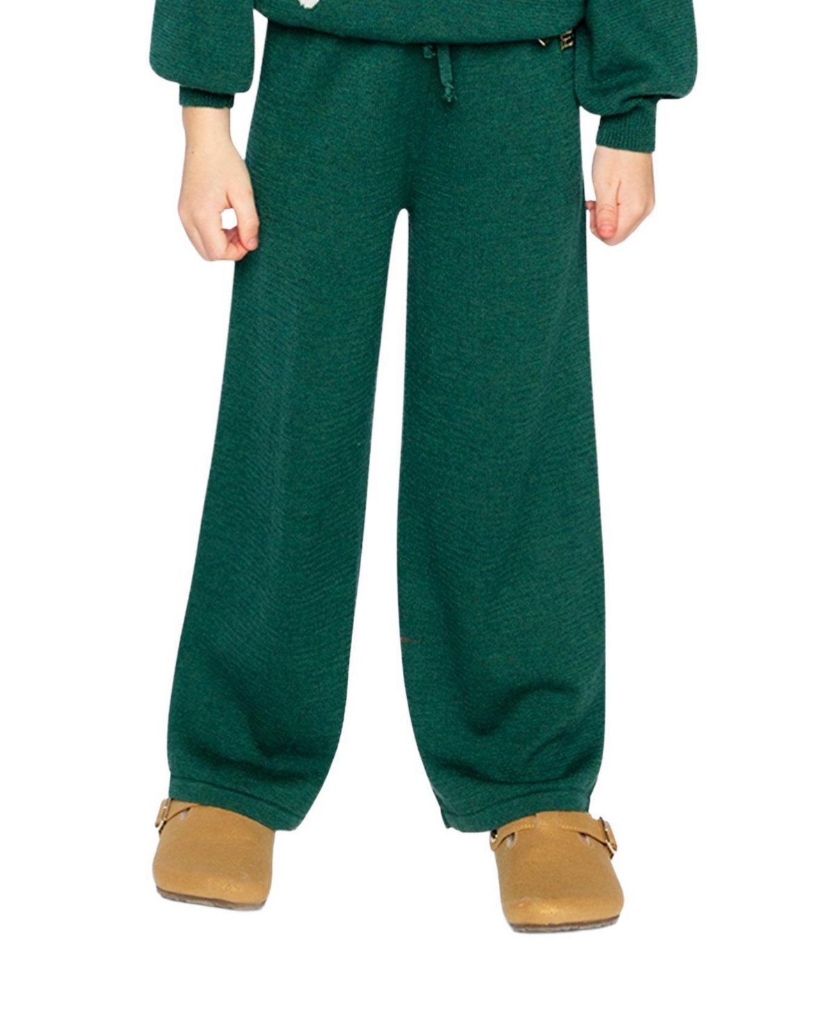 Deux par Deux Little and Big Girl 6-12 Flare Pants Jasper Printed