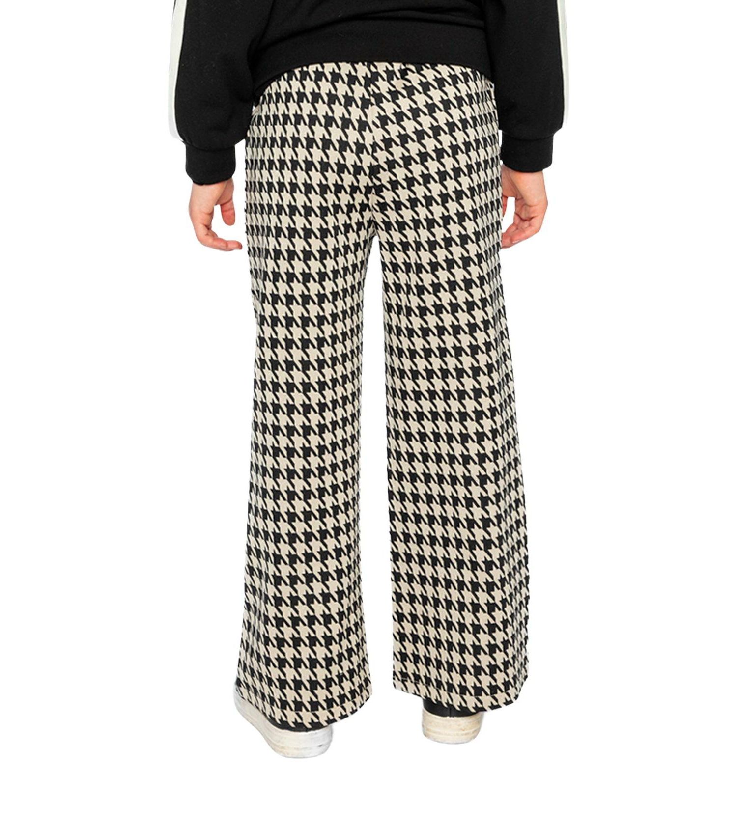 Big Girls 6-14 Flare Pants Houndstooth